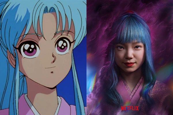 potret perbandingan karakter Yu Yu Hakusho (dok. Shueisha | dok. Netflix)