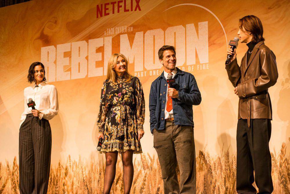 Konferensi pers Rebel Moon — Part One: A Child of Fire di Jepang (11/12/2023) (dok. Netflix)