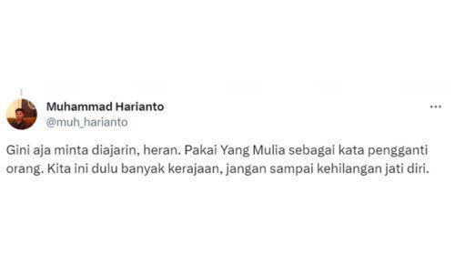 tweet chat ke kating harus super sopan (twitter.com/muh_harianto)