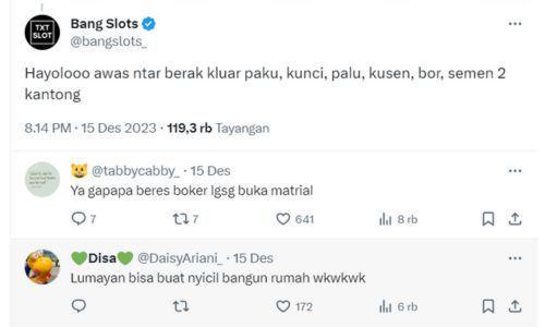 tweet kocak respon ketemu hantu nasgor (twitter.com/bangslots_)
