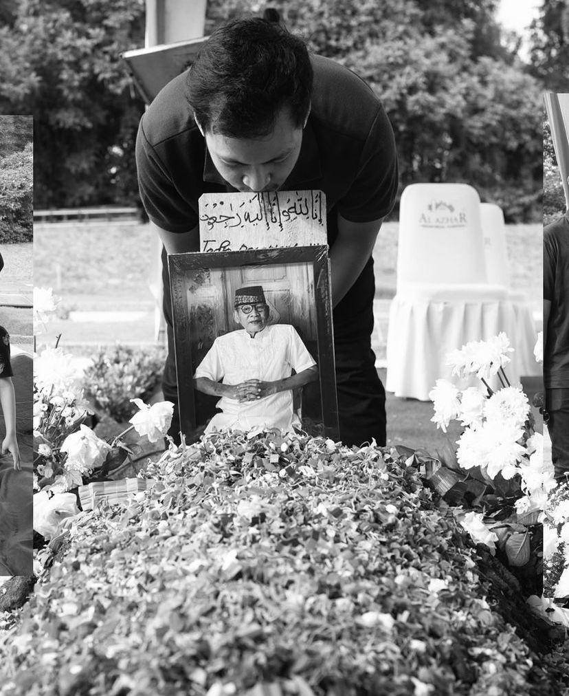 potret Clarissa Putri hadiri pemakaman ayah Dipha yang baru meninggal dunia (Instagram.com/clarissaputri_)