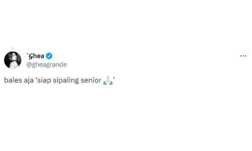 tweet chat ke kating harus super sopan (twitter.com/gheagrande)