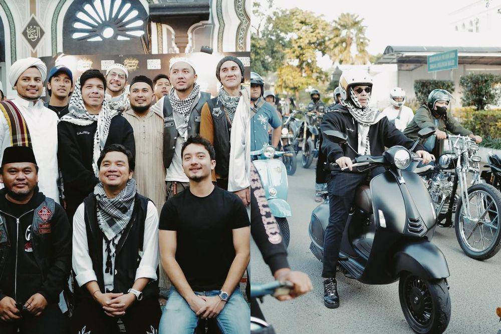 potret Atta Halilintar ikut tahajjud ride (instagram.com/attahalilintar)