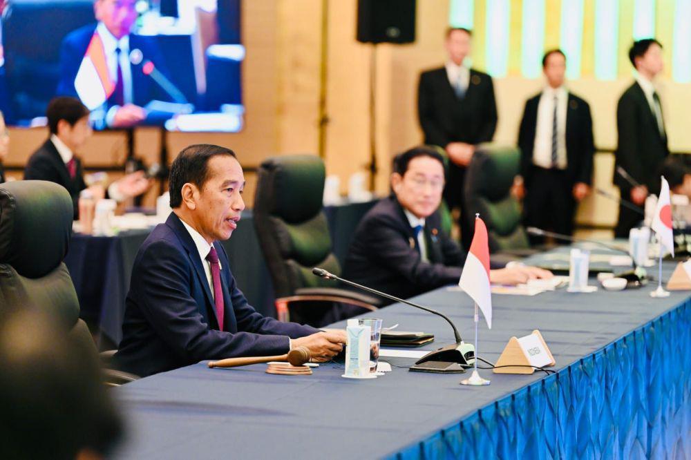 KTT ASEAN-Jepang, Jokowi Bahas Kolaborasi untuk Revolusi Industri