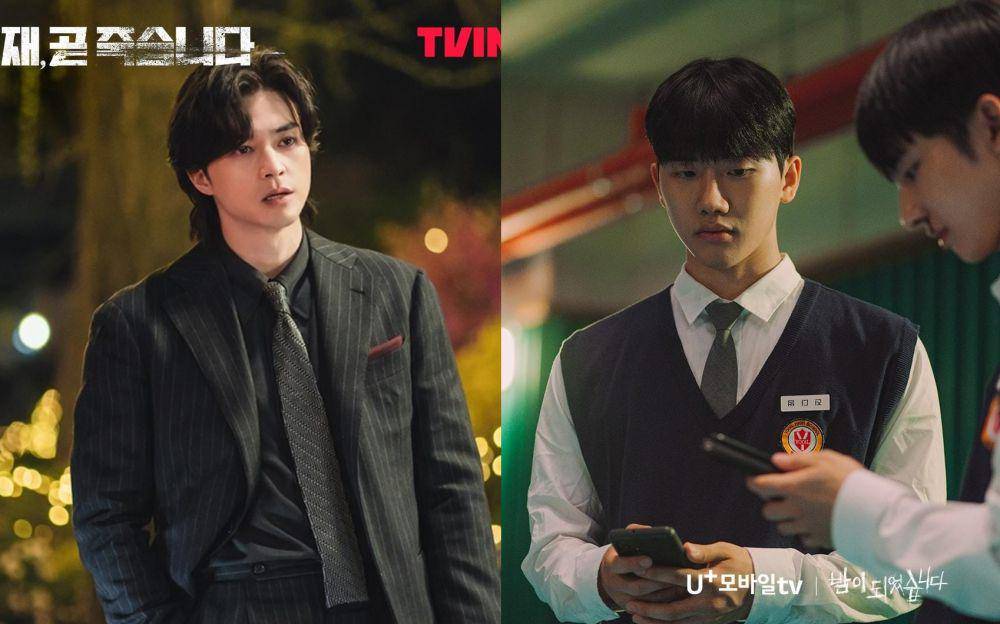 Kim Ji Hoon di drama Death's Game (instagram.com/tving.official) | Ahn Ji Ho di drama Night Has Come (instagram.com/uplus_mobiletv)