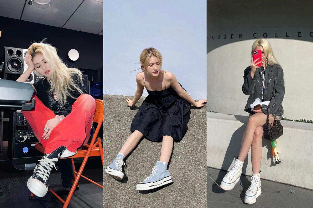 8 Ide OOTD dengan High Top Sneakers ala Jeon Somi, Kekinian!