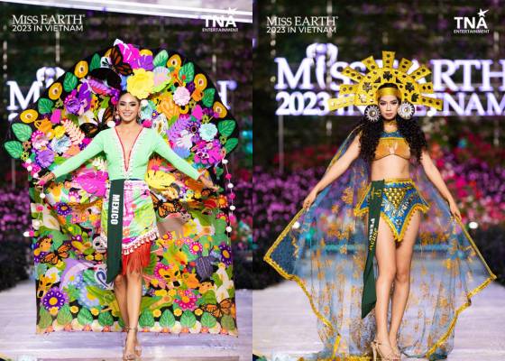 Potret Kostum Nasional Wakil dari Amerika Latin di Miss Earth 2023 (Facebook.com/Miss Earth)