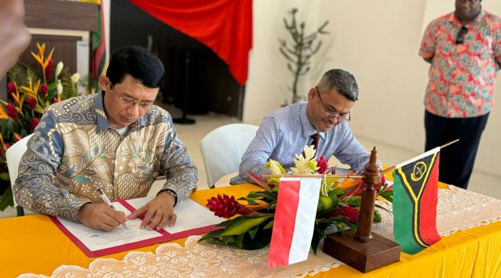 BNPB Serahkan Ruang VIP Bandara Port Vila Senilai Rp26 M ke Vanuatu