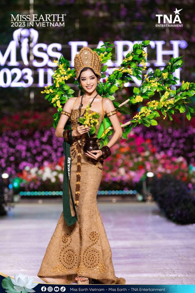 Potret Kostum Nasional Wakil Asia dan Oseania di Miss Earth 2023 (Facebook.com/Miss Earth)