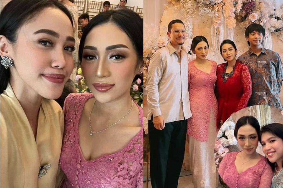 Gaya Busana dan Makeup Lamaran Calon Istri Angga Maliq & D'Essentials
