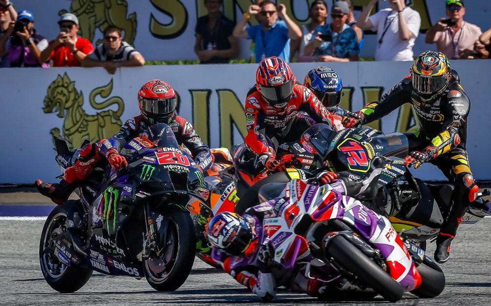 potret kecelakaan di Sirkuit Red Bull Ring (motogp.com)