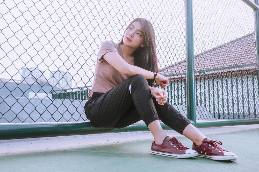 ide padu padan t-shirt ala Gracia JKT48 (instagram.com/jkt48gracia)