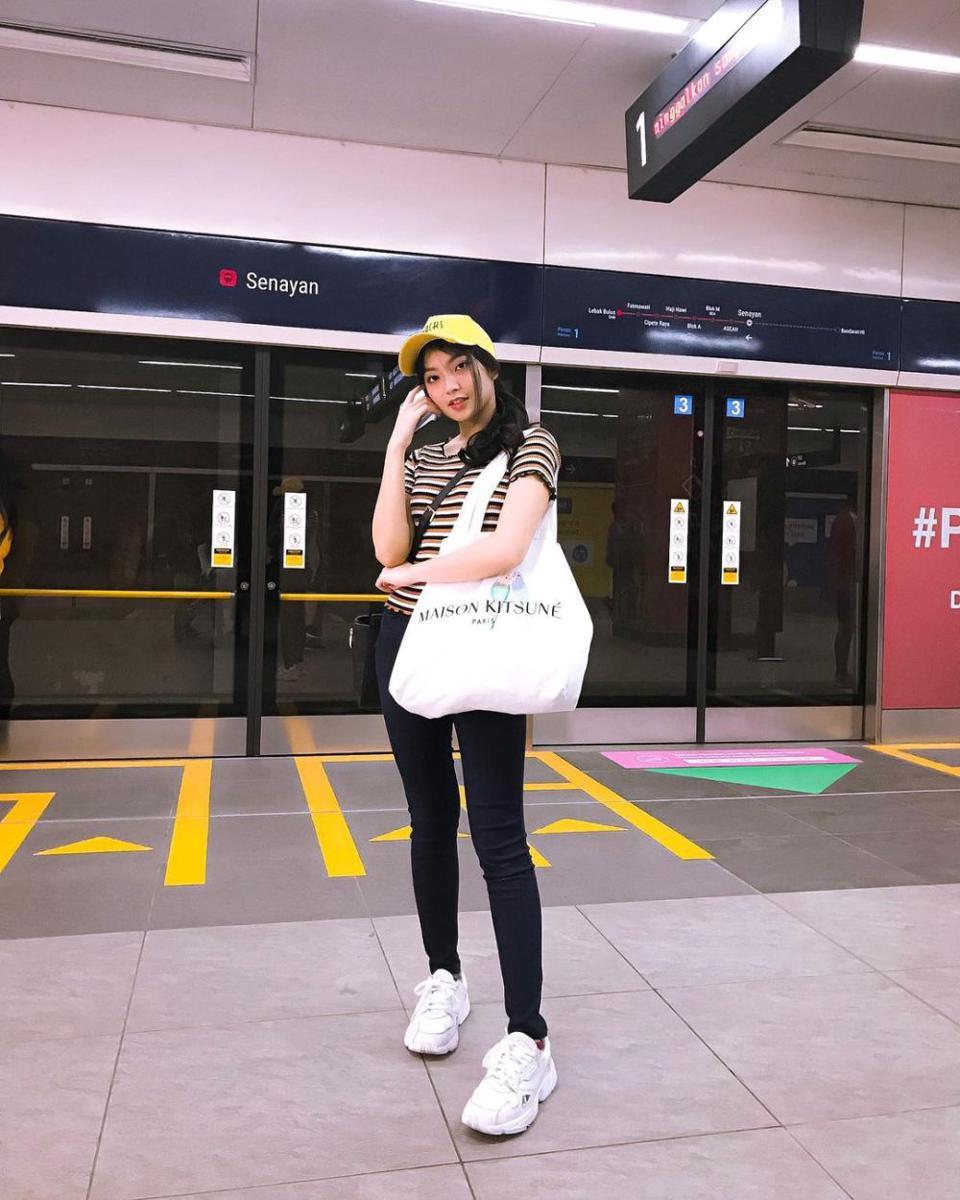 ide padu padan t-shirt ala Gracia JKT48 (instagram.com/jkt48gracia)