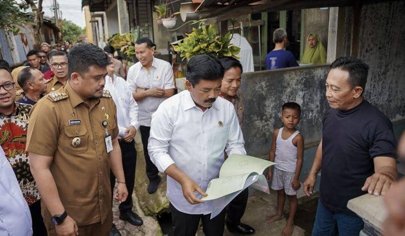 7.000 Sertifikat PTSL Sudah Dibagikan, Bobby Siap Gebuk Jajaran Mafia