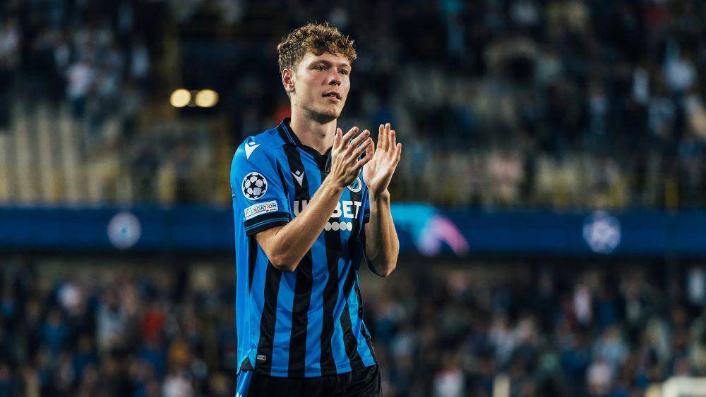 Andreas Skov Olsen tampil tajam bersama Club Brugge pada 2023/2024. (clubbrugge.be)