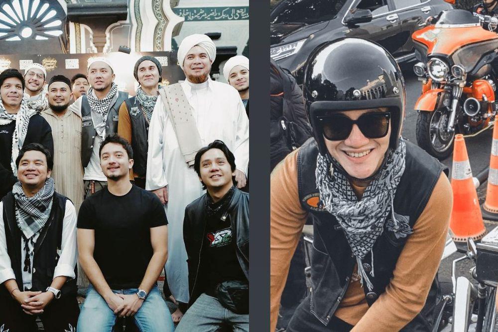 potret Vino Bastian di acara Bikers Dakwah (instagram.com/vinogbastian__)