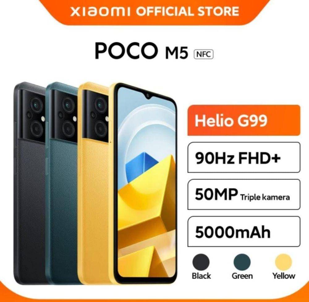 POCO M5 (tokopedia.com/Xiaomi Official Store)