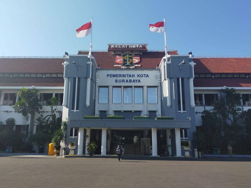 Suasana Balai Kota Surabaya. (Dok. Diskominfo Kota Surabaya)