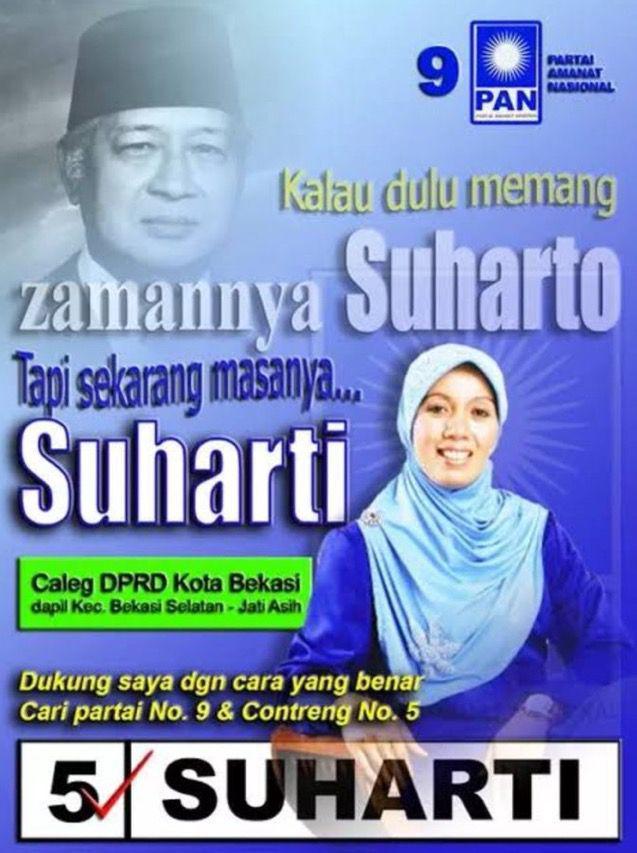 Baliho caleg yang unik dan lucu (X.com/andikabp__)