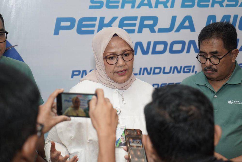 Memperingati Hari Migran Internasional yang jatuh pada 18 Desember, BPJS Ketenagakerjaan menggelar kegiatan bertajuk "Sehari Bersama Pekerja Migran Indonesia (PMI)". (Dok. BPJAMSOSTEK)