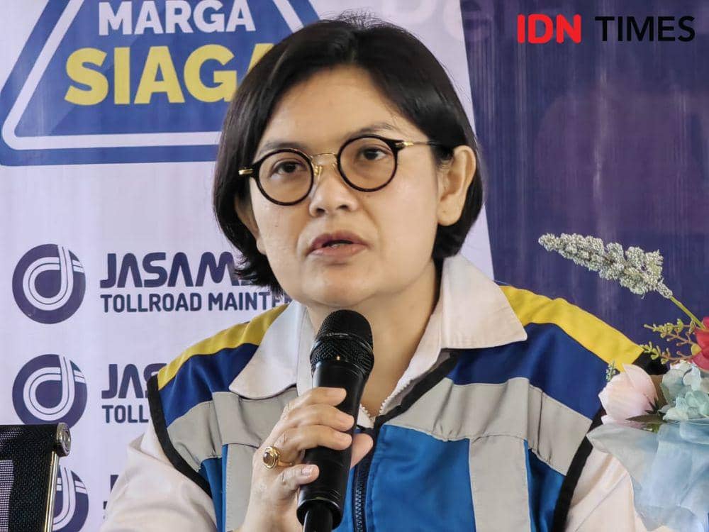 Direktur Utama PT Jasamarga Solo Ngawi, Mery Natacha Panjaitan. (IDN Times/Larasati Rey)