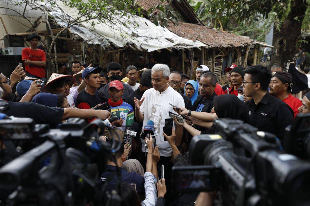 Ganjar Pranowo menyerap aspirasi warga Dusun Gunung Bakal, Desa Sumberarum, Kecamatan Tempuran, Kabupaten Magelang (IDN Times/Istimewa)