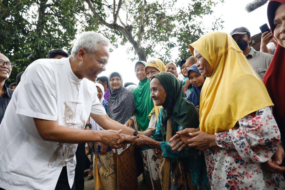 Ganjar Pranowo menyerap aspirasi warga Dusun Gunung Bakal, Desa Sumberarum, Kecamatan Tempuran, Kabupaten Magelang (IDN Times/Istimewa)