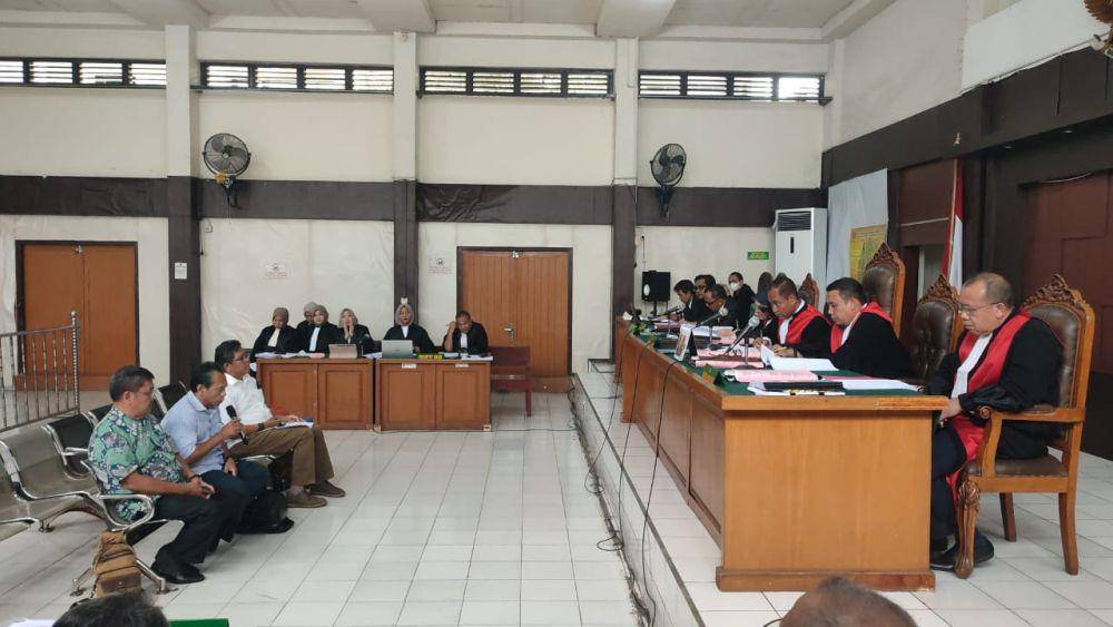 Sidang lanjutan dugaan korupsi kasus akuisisi saham PT SBS oleh PT BA melalui PT BMI (Dok: istimewa)