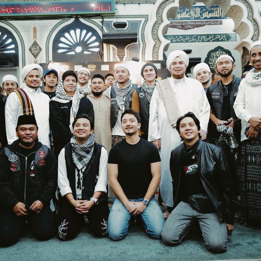 potret Vino Bastian di acara Bikers Dakwah (instagram.com/vinogbastian__)