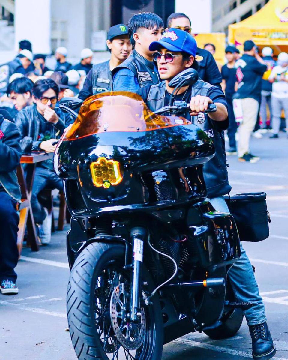 potret Abidzar pada anniversary ke-5 Bikers Dakwah (instagram.com/abidzar73)