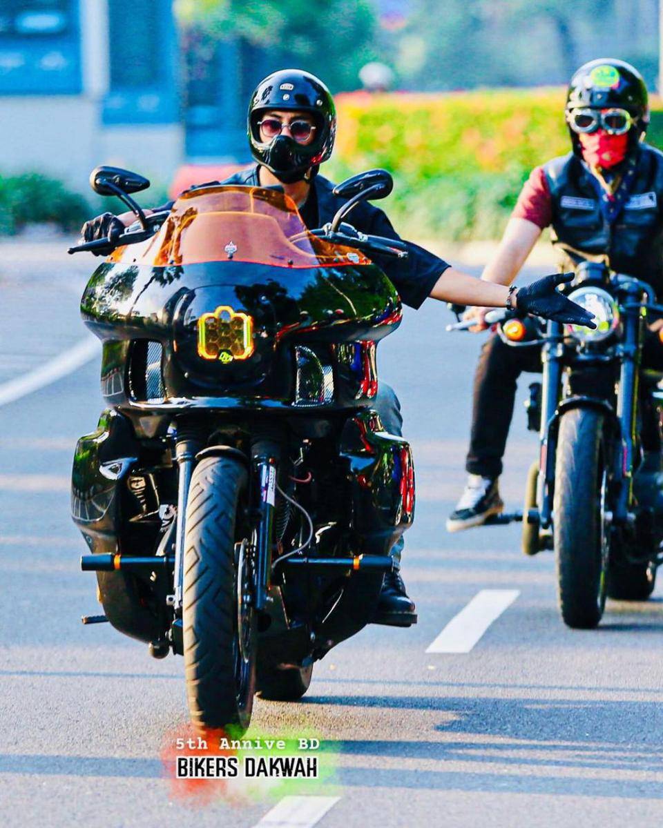 potret Abidzar pada anniversary ke-5 Bikers Dakwah (instagram.com/abidzar73)