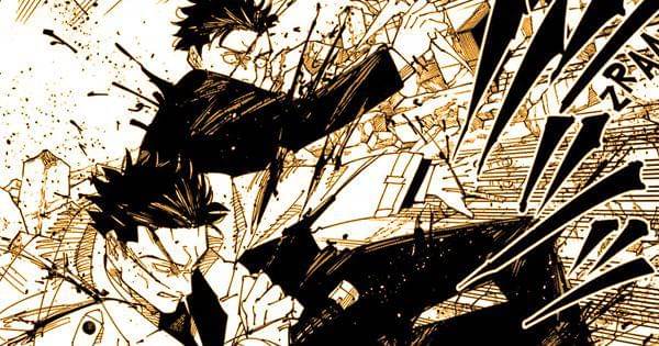 Dua penyihir terkena teknik tebasan Sukuna ( Dok. Shueisha / Jujutsu Kaisen )