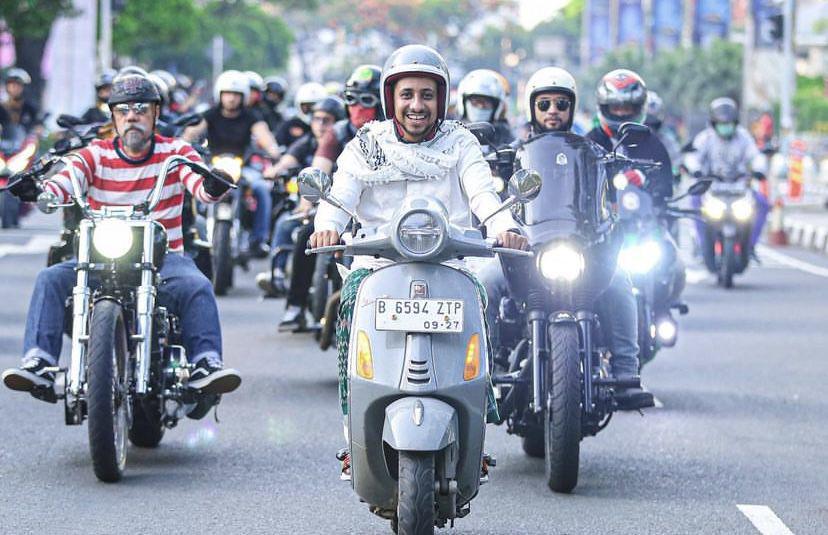 potret Habib Ja’far gabung Bikers Dakwah (Instagram.com/husein_hadar)