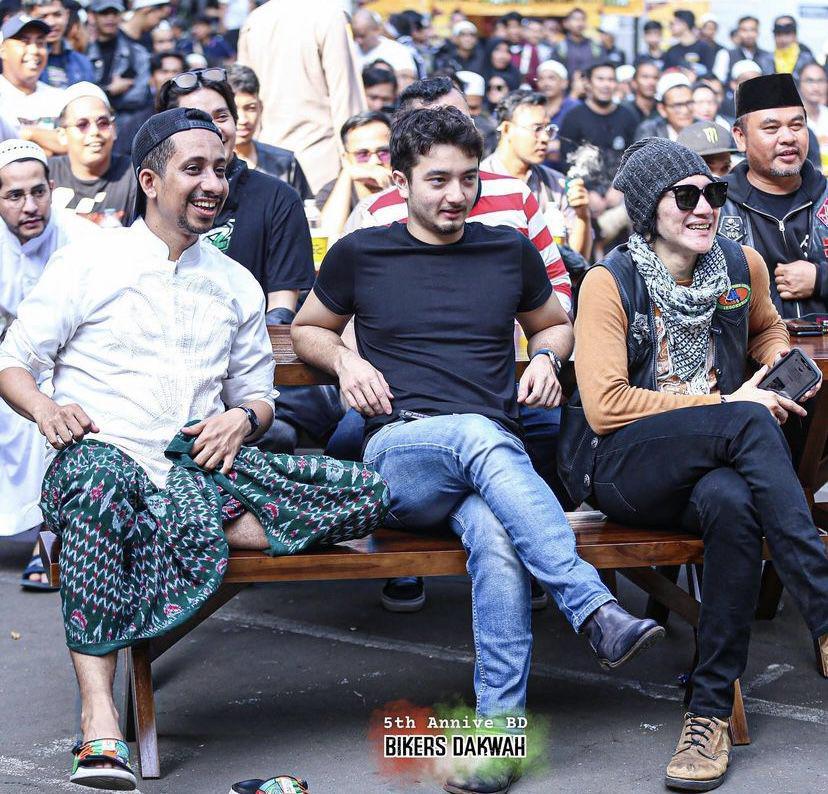 potret Habib Ja’far gabung Bikers Dakwah (Instagram.com/husein_hadar)