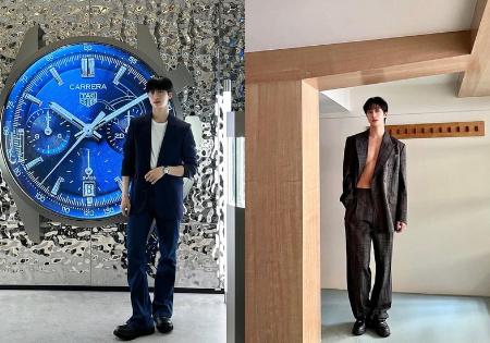 10 Ide Outfit Nuansa Hitam ala Hyungwon MONSTA X, Tampil Modis!