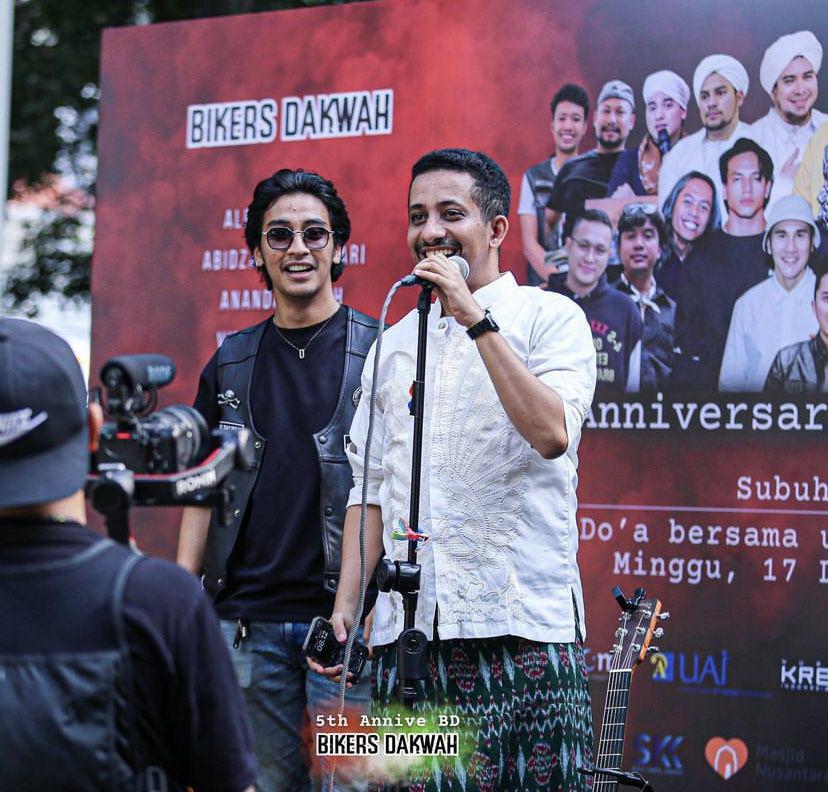 potret Habib Ja’far gabung Bikers Dakwah (Instagram.com/husein_hadar)