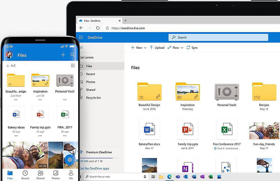 ilustrasi aplikasi OneDrive (dok.microsoft.com)