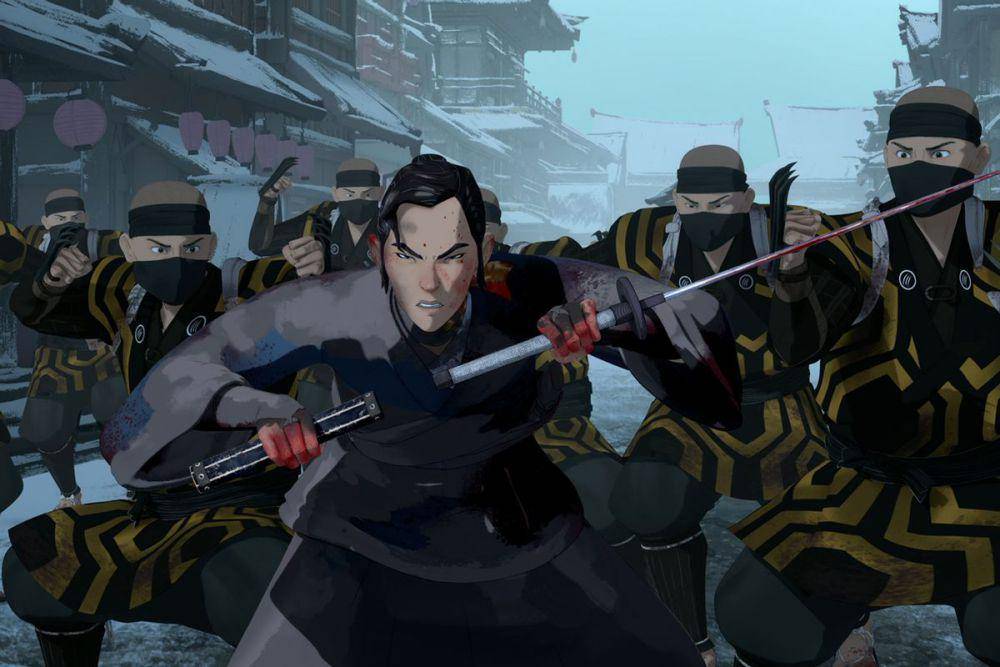 adegan dalam serial Blue Eye Samurai (dok. Netflix/Blue Eye Samurai)