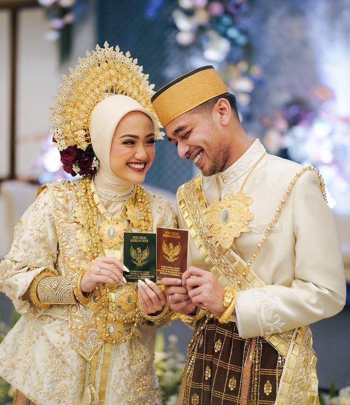 Gaya makeup nikah Safira Kamila (istri Wafda). (instagram.com/captureyourmoment_)