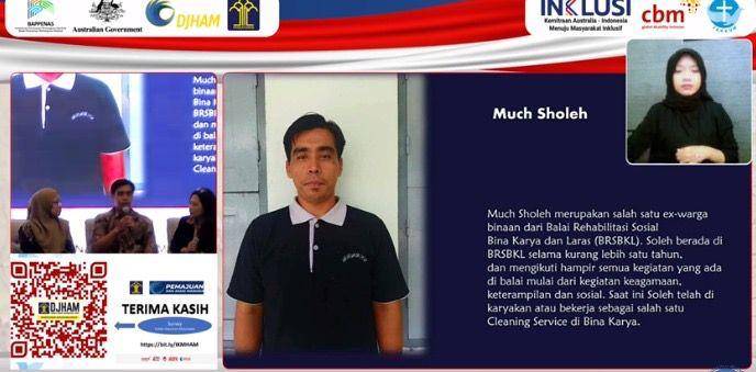 Agenda Seminar Nasional Multi Pemangku Kepentingan kolaborasi Pusat Rehabilitasi Yakkum dan Dirjen HAM di Graha Pengayoman, Kementerian Hukum dan HAM (Kemenkumham) Selasa (19/12/2023). (youtube.com/Pusat Rehabilitasi YAKKUM)