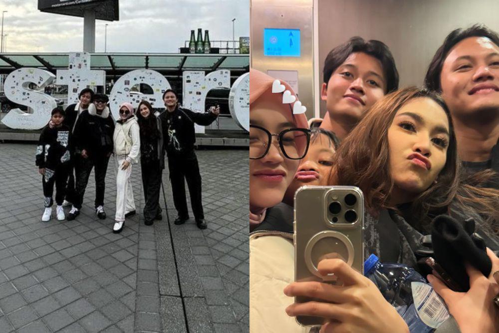 Ajak Mahalini, 7 Potret Keluarga Sule Liburan ke Amsterdam!