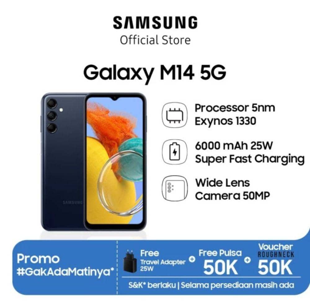 Samsung Galaxy M14 5G (tokopedia.com/Samsung Official Store)