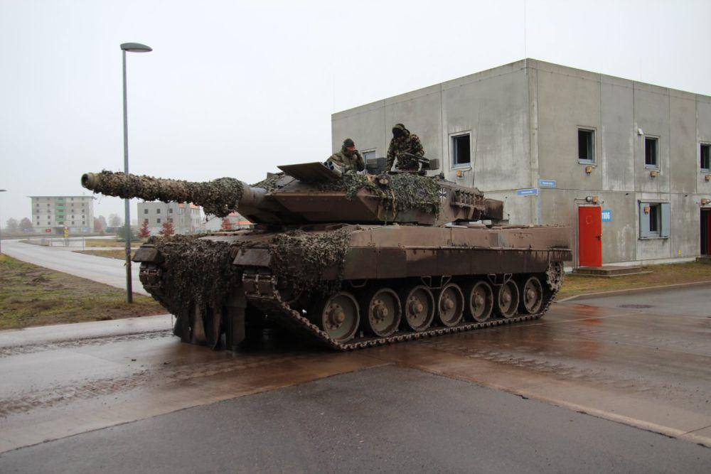 Tank milik tentara Jerman. (twitter.com/Deutsches_Heer)
