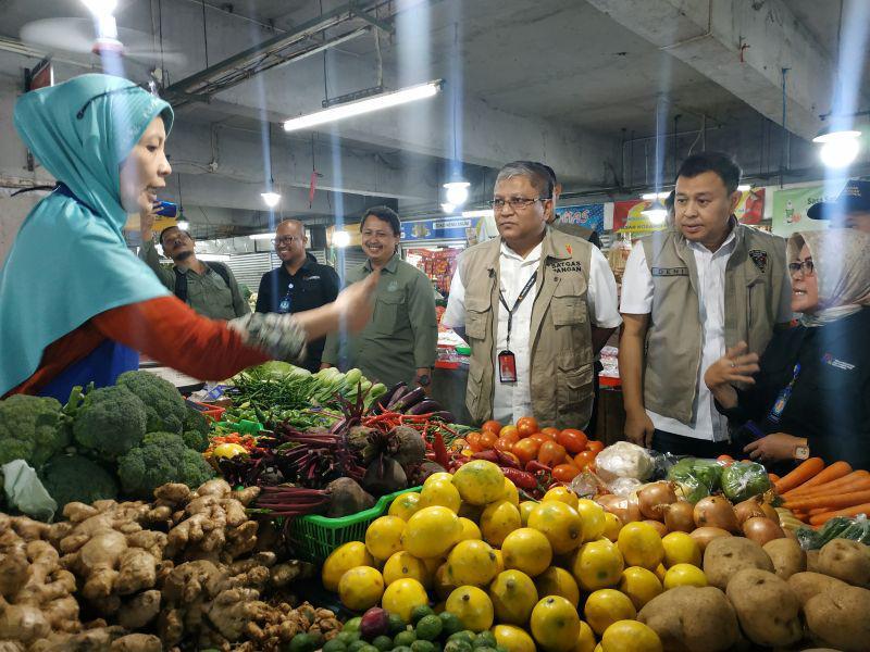 Cek Pasar Kosambi, Satgas Pangan Sebut Harga Bahan Pokok Stabil