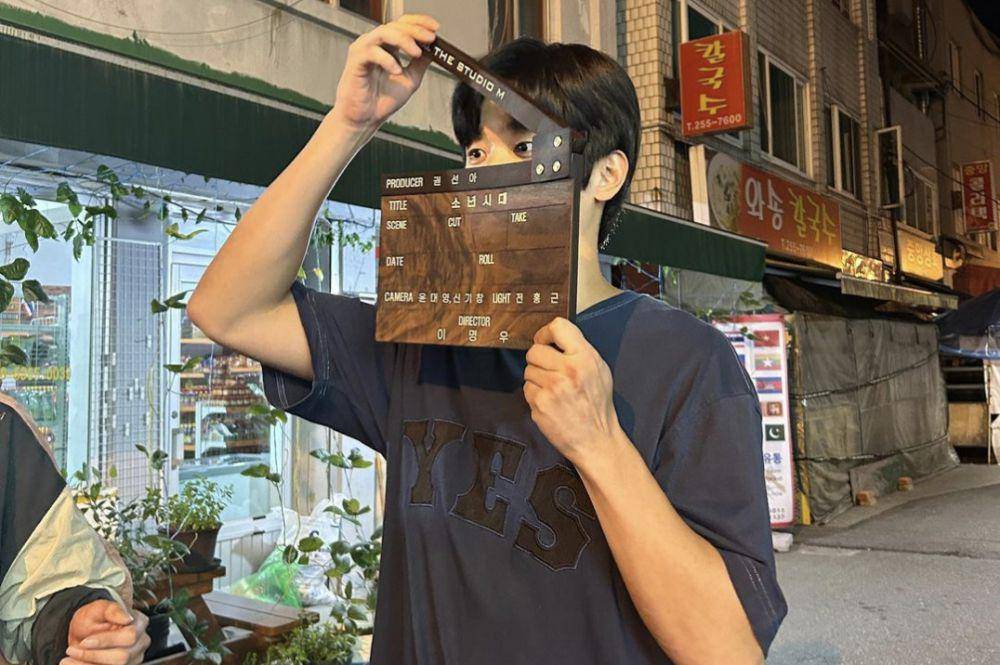 cuplikan Lee Si Woo di balik layar drakor Boyhood (instagram.com/lee__s.woo)