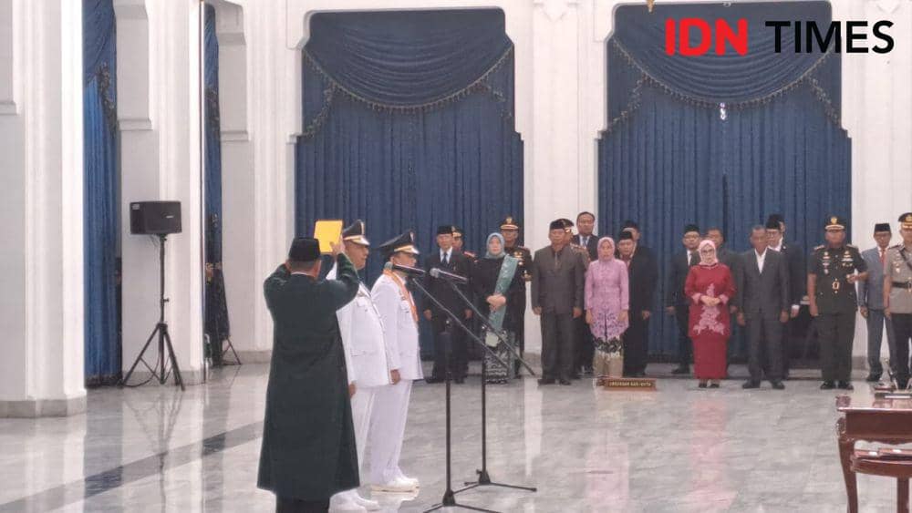 Bey Machmudin Resmi Lantik Dedi Sopandi Sebagai Pj Bupati Majalengka