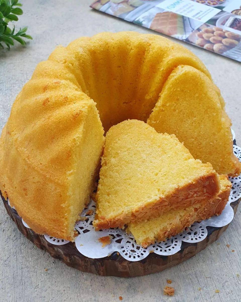 sponge cake keju (instagram.com/koleksiresepsj)
