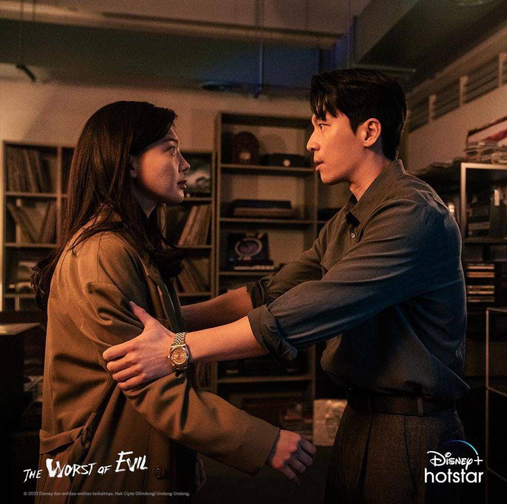 Im Se Mi dan Wi Ha Joon di drama The Worst of Evil (instagram.com/disneyplushotstarid)