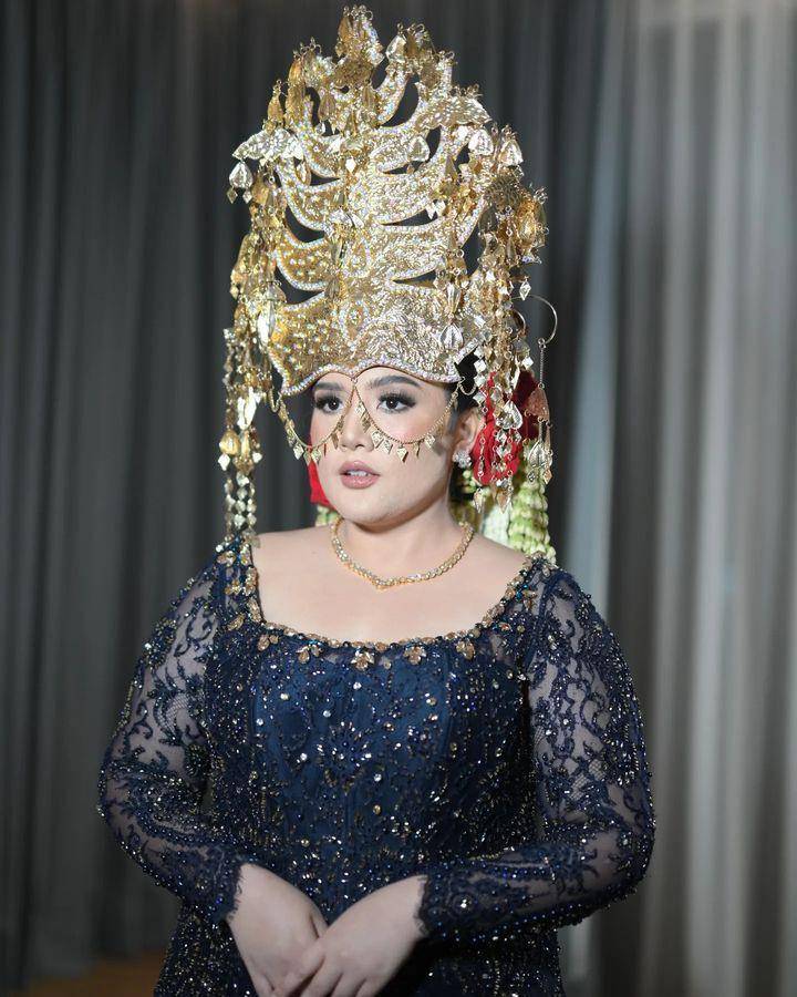 Gaya makeup nikah Sandra Lubis (instagram.com/luxsgallery)