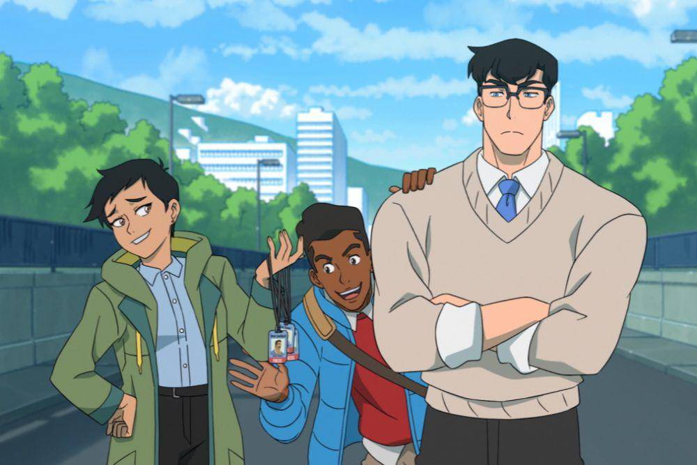 adegan dalam serial My Adventures with Superman (dok. Adult Swim/My Adventures with Superman)